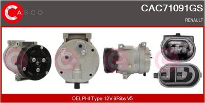 COMPRESOR CLIMATIZARE CASCO CAC71091GS