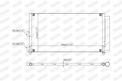 CONDENSATOR CLIMATIZARE WALKER WCD00309 6