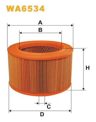 Air Filter WIX FILTERS WA6534