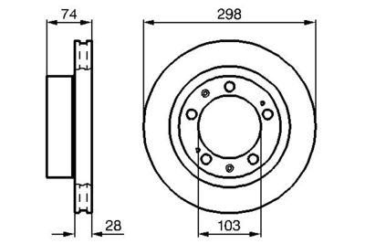 DISC FRANA BOSCH 0986478418