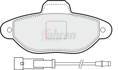 Fahren Brake Pad Set, disc brake FBP3020