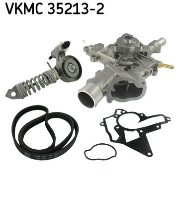 Water Pump + V-Ribbed Belt Kit VKMC 35213-2