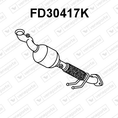 Катализатор VENEPORTE FD30417K для FORD S-MAX