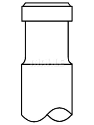 Выпускной клапан MAHLE 640 VA 30653 000 для NISSAN CHERRY