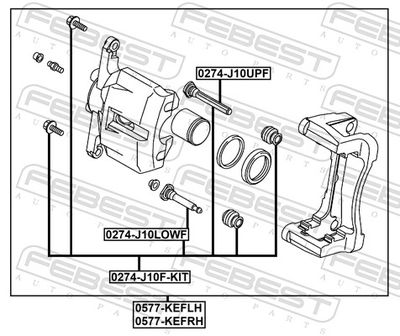 Brake Caliper 0577-KEFLH