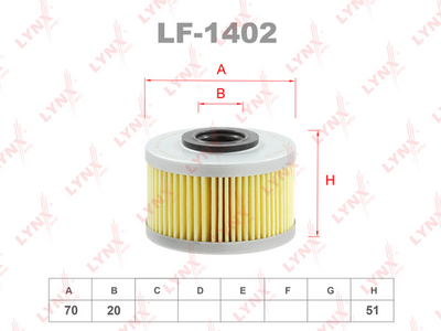 LF-1402 LYNXauto Топливный фильтр