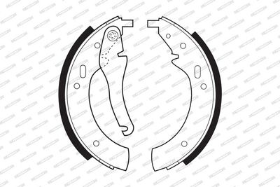 BREMSBACKENSATZ FERODO FSB97 1