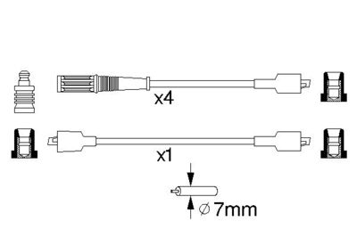 BOSCH Zündleitungssatz