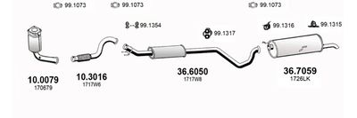 Układ wydechowy ASSO ART2980