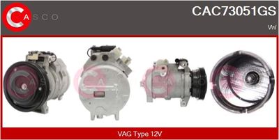 Компрессор, кондиционер CASCO CAC73051GS для VW CRAFTER