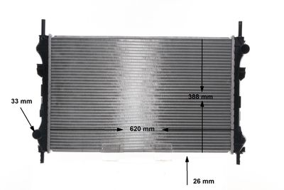 RADIATOR RACIRE MOTOR MAHLE CR1140000S 15