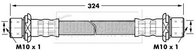 Brake Hose Borg & Beck BBH7243