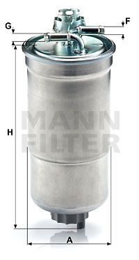 MANN-FILTER WK 853/3 x Топливный фильтр  для SKODA SUPERB (Шкода Суперб)