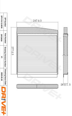 FILTER INNENRAUMLUFT DR!VE+ DP1110120030 7