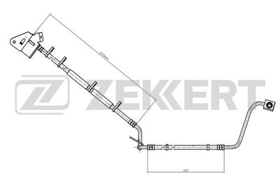 Тормозной шланг ZEKKERT BS-9489 для JEEP GRAND CHEROKEE