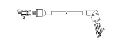 Провод зажигания BREMI 3A15/37 для VW TARO