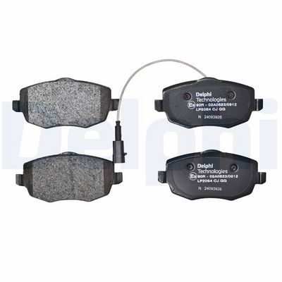 Remblokken set Voor , past: LANCIA YPSILON 1.2-1.4LPG 10.03-12.11