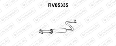Предглушитель выхлопных газов VENEPORTE RV05335 для ROVER 800