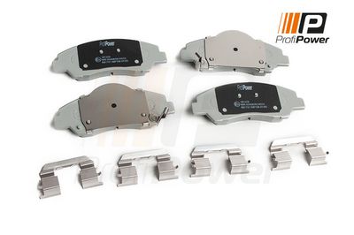 stabdžių trinkelių rinkinys, diskinis stabdys 1B1259 ProfiPower