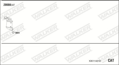 ABGASANLAGE WALKER KIK114210