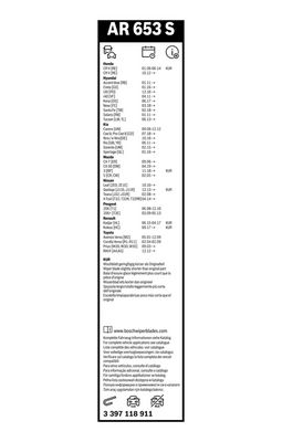 LAMELA STERGATOR BOSCH 3397118911 6