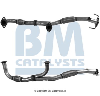 Exhaust Pipe BM Catalysts BM70133