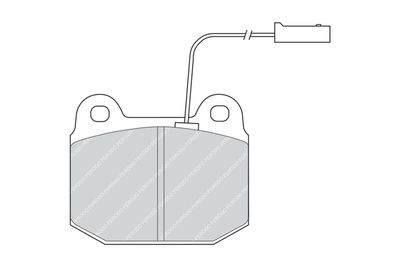 SET PLACUTE FRANA FRANA DISC FERODO FDB723 1