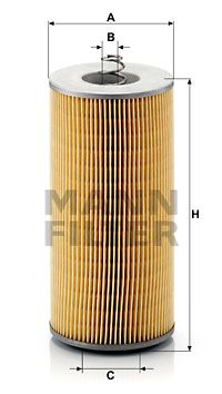 Oljefilter MANN-FILTER H 12 110/2 x