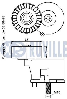 INTINZATOR CUREA CUREA DISTRIBUTIE RUVILLE 542306 1