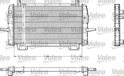Радиатор, охлаждение двигателя VALEO 811048 для FORD SIERRA