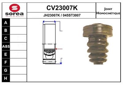 GELENKSATZ ANTRIEBSWELLE
