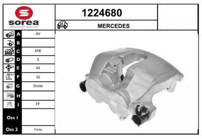 BREMSSATTEL SNRA 1224680