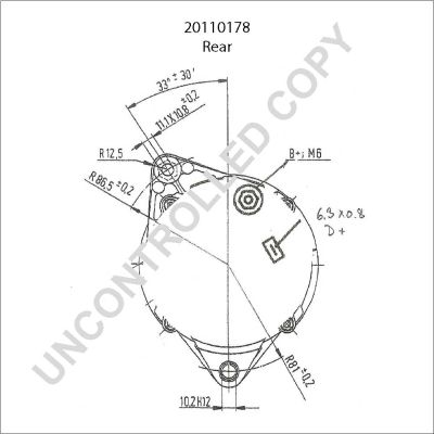 Генератор PRESTOLITE ELECTRIC 20110178 для LANCIA DEDRA