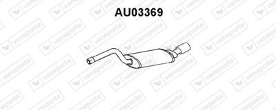 VENEPORTE AU03369 Глушитель выхлопных газов  для AUDI CABRIOLET (Ауди Кабриолет)