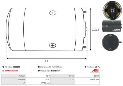 MOTOR ELECTRIC AS-PL DC9020S 3