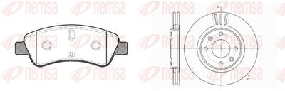 Souprava brzd, kotoučová brzda REMSA 8840.00