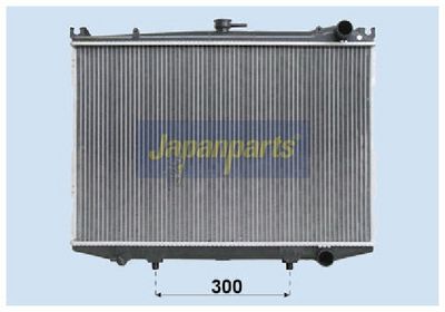 радиатор, охлаждане на двигателя JAPANPARTS RDA213047