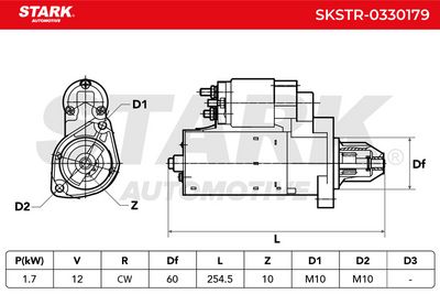 стартер STARK SKSTR-0330179