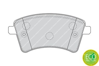 Brake Pad Set, disc brake FDB4185