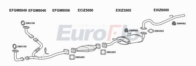 Układ wydechowy EUROFLO IZTRO323001A00