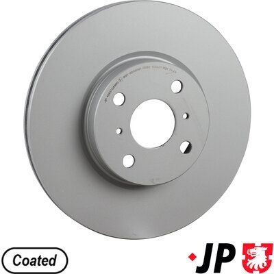 спирачен диск JP GROUP 4863104900