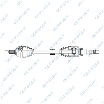 полуоска GSP 250586OL