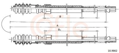 CABLU FRANA DE PARCARE COFLE 109862