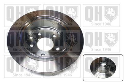 Тормозной диск QUINTON HAZELL BDC5607 для NISSAN TIIDA