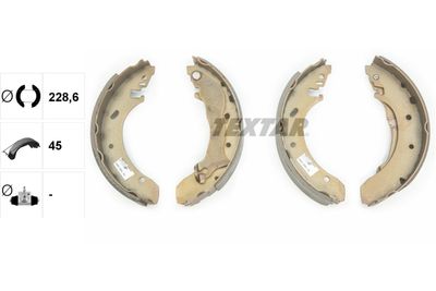 Комплект тормозных колодок TEXTAR 91046400 для FORD MONDEO