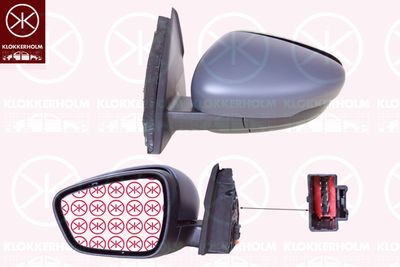 KLOKKERHOLM 25771045A1 Наружное зеркало  для FORD KUGA III (DFK) 2.0 EcoBlue mHEV