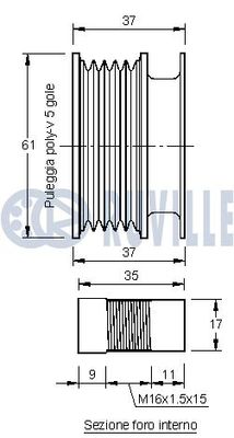 SISTEM ROATA LIBERA GENERATOR RUVILLE 541922 1