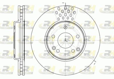 ROADHOUSE 61225.10 Тормозные диски для CHRYSLER CROSSFIRE