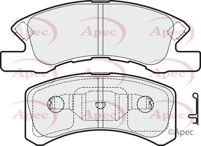 Brake Pad Set APEC PAD1625