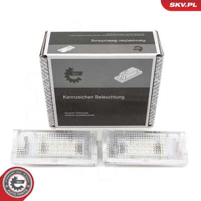 Osvětlení SPZ SKV 72SKV505